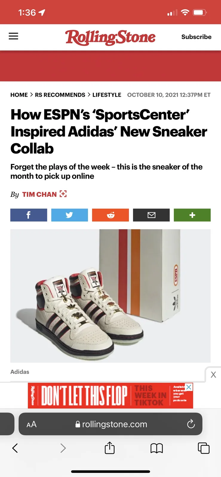 Adidas × ESPN launch